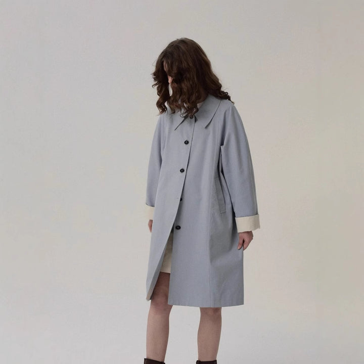 Women's Oversized City Trench Coat Mune Fashion