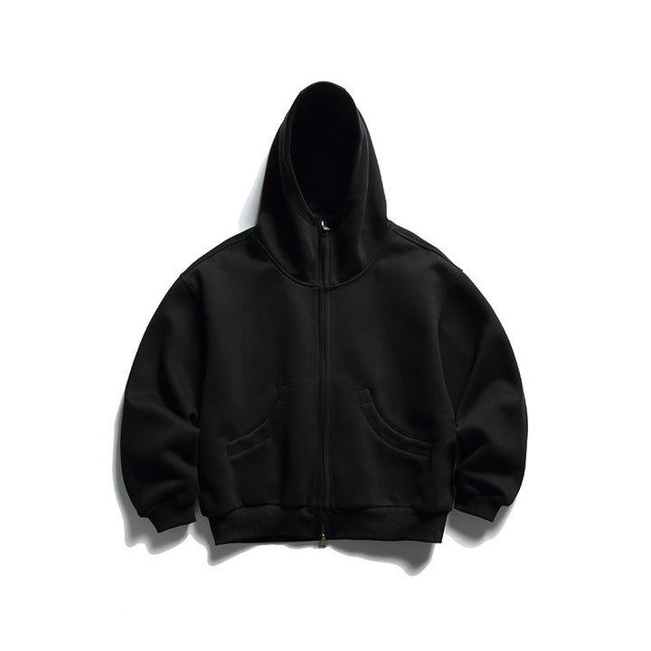 Unisex Oversize Zip-Hoodie with high collar and kangaroo pockets Mune Fashion