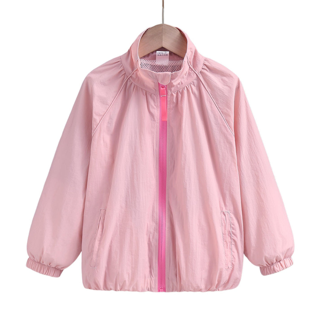 Women's lightweight windproof summer jacket with stand-up collar elastic cuffs Mune Fashion