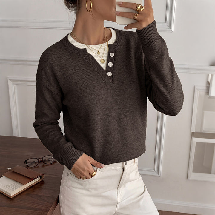 Women's Casual Sweater Mune Fashion