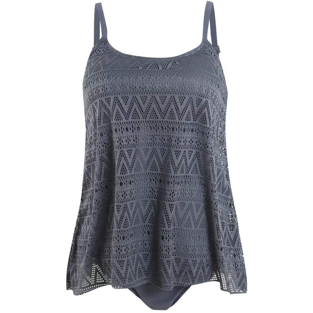 Women elegant beach top with fashionable cut-out pattern Mune Fashion