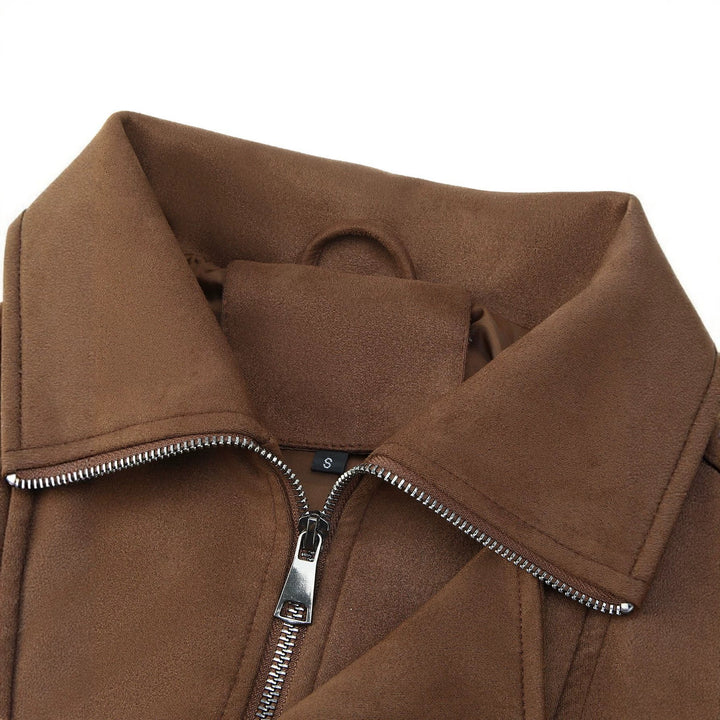 Women Luxury Faux Leather Jacket Mune Fashion