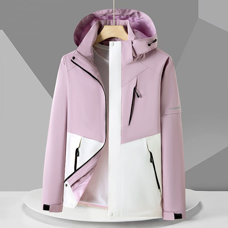 Women's functional jacket with adjustable hood drawstring Mune Fashion 1787710260