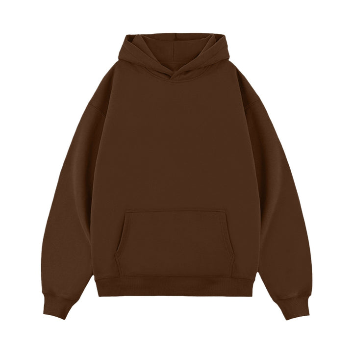 Unisex minimalist oversized hoodie with double hood, dropped shoulder, and wide ribbed hem Mune Fashion