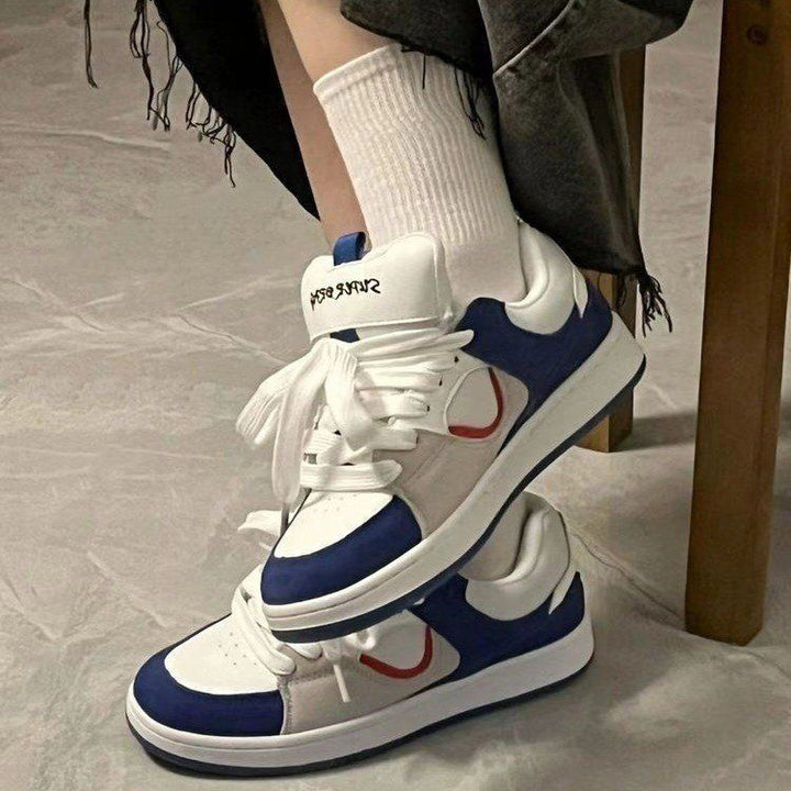 Women Sporty Sneakers with Breathable Mesh Upper and Cushioned Sole Mune Fashion