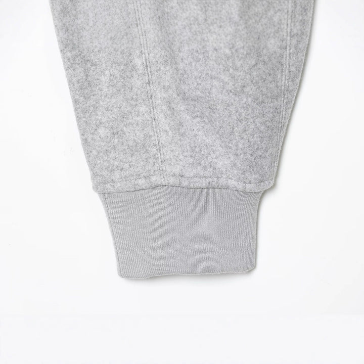 Women's Short Boxy Hooded Jacket made of Wool Fleece with Zip Mune Fashion