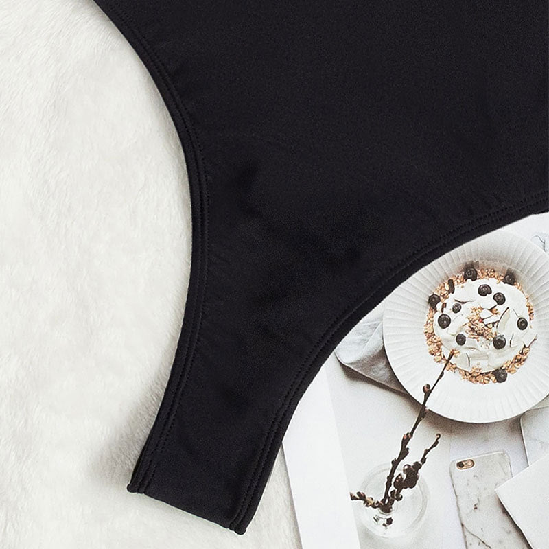 Women's one-piece swimsuit with a high-cut design and sporty back cutout Mune Fashion
