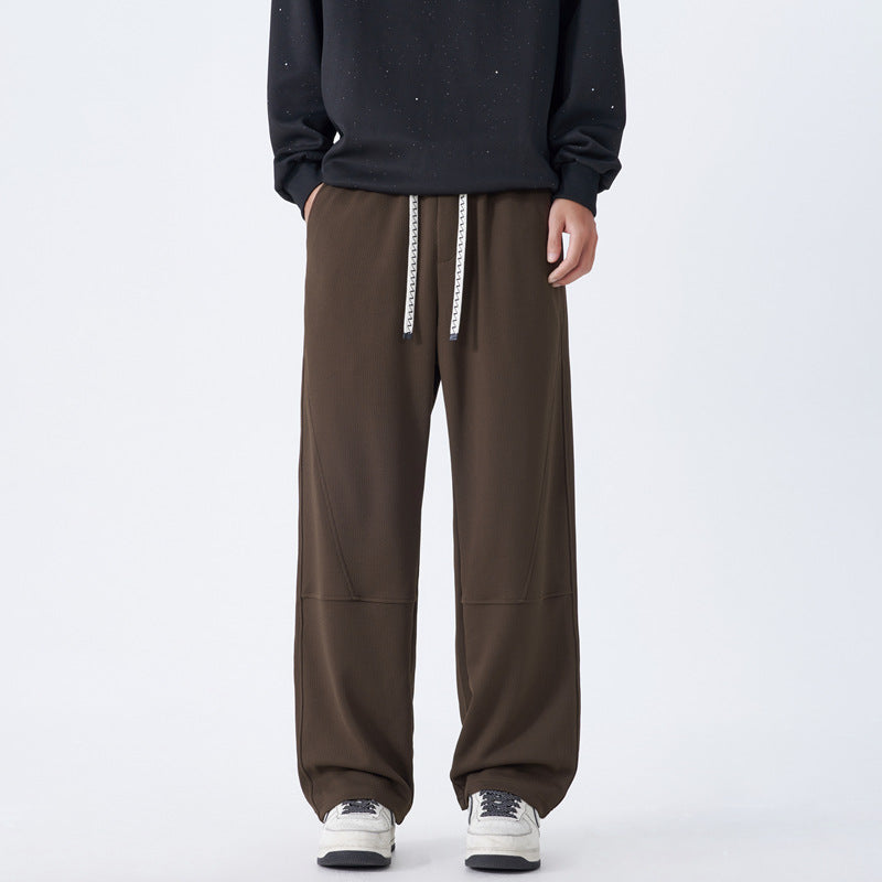 Men's Comfortable Casual Pants with Elastic Waistband