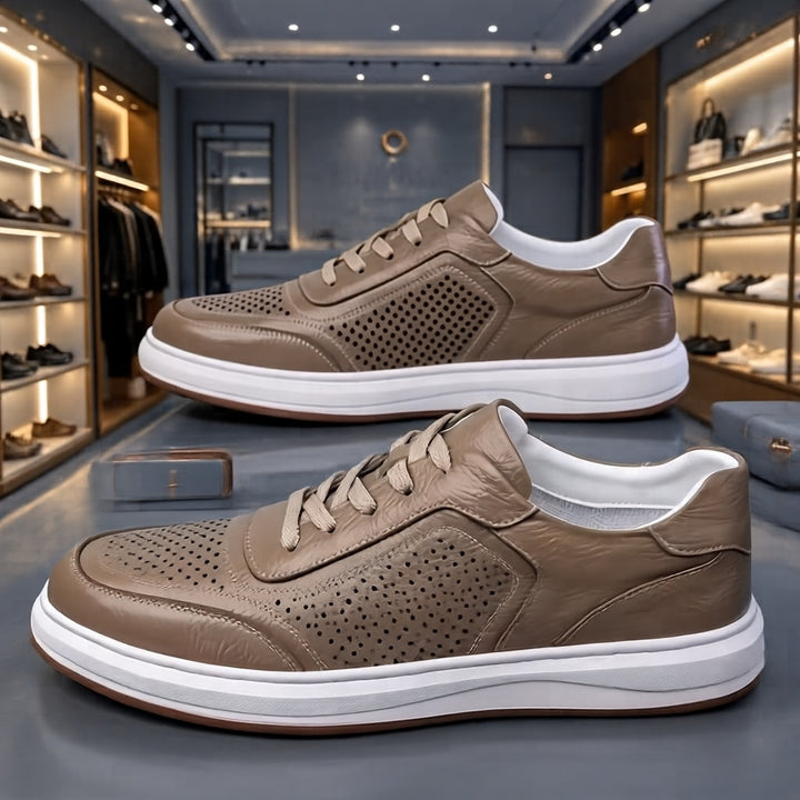 Men's Elegant and Comfortable Leather Sneakers Mune Fashion