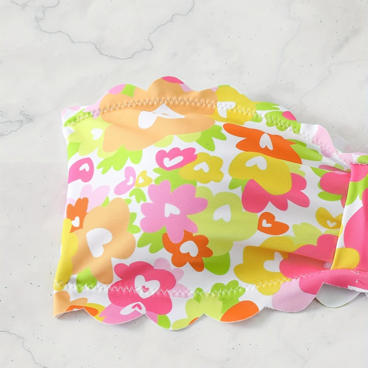 Women's Bikini Set with Floral Pattern Mune Fashion