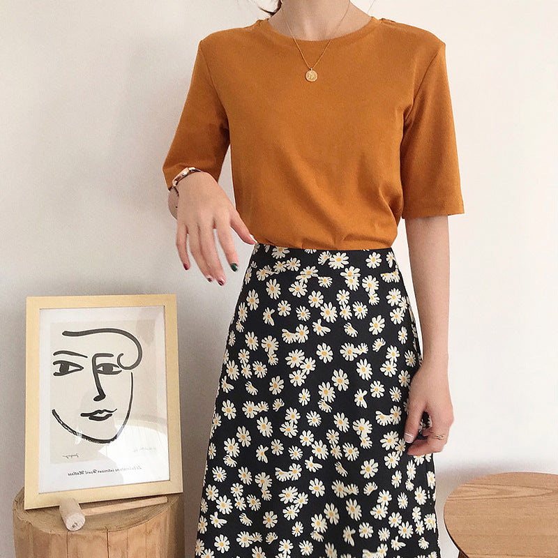 Women Floral Maxi Skirt Mune Fashion