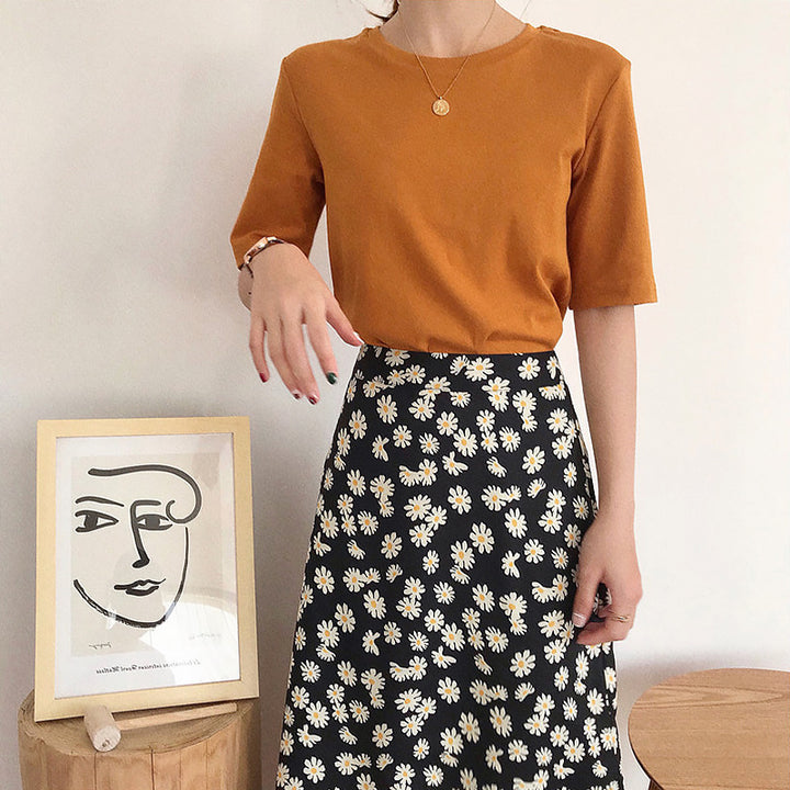 Women Floral Maxi Skirt Mune Fashion