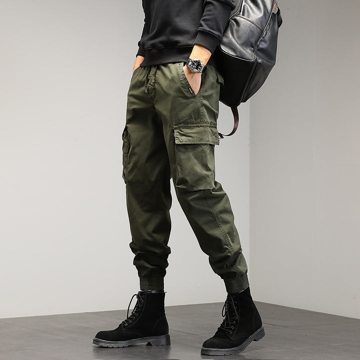 Men's Cargo Jogger Pants with multifunctional cargo pockets and elastic hem Mune Fashion