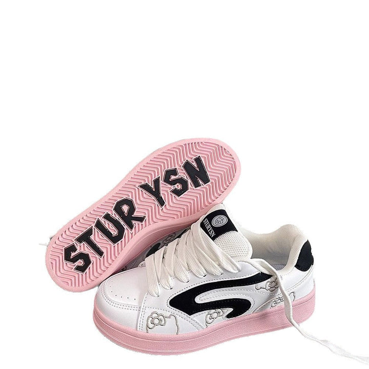 Women's Fashion Sneakers with Playful Design and Comfortable Cushioning Mune Fashion
