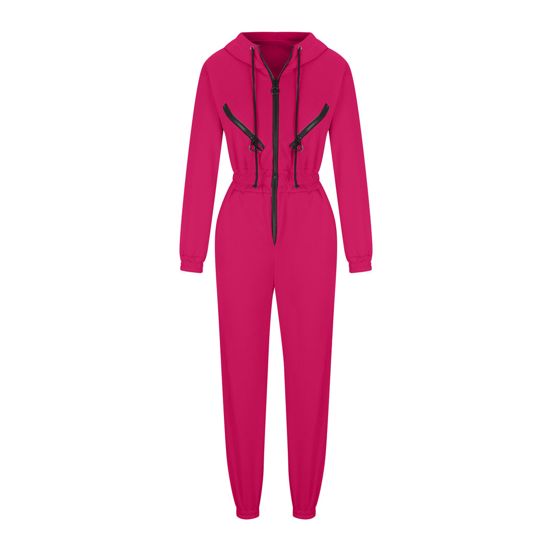Women's short half-zip loungewear set with elastic waistband and oversized fit Mune Fashion