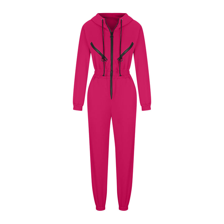 Women's short half-zip loungewear set with elastic waistband and oversized fit Mune Fashion