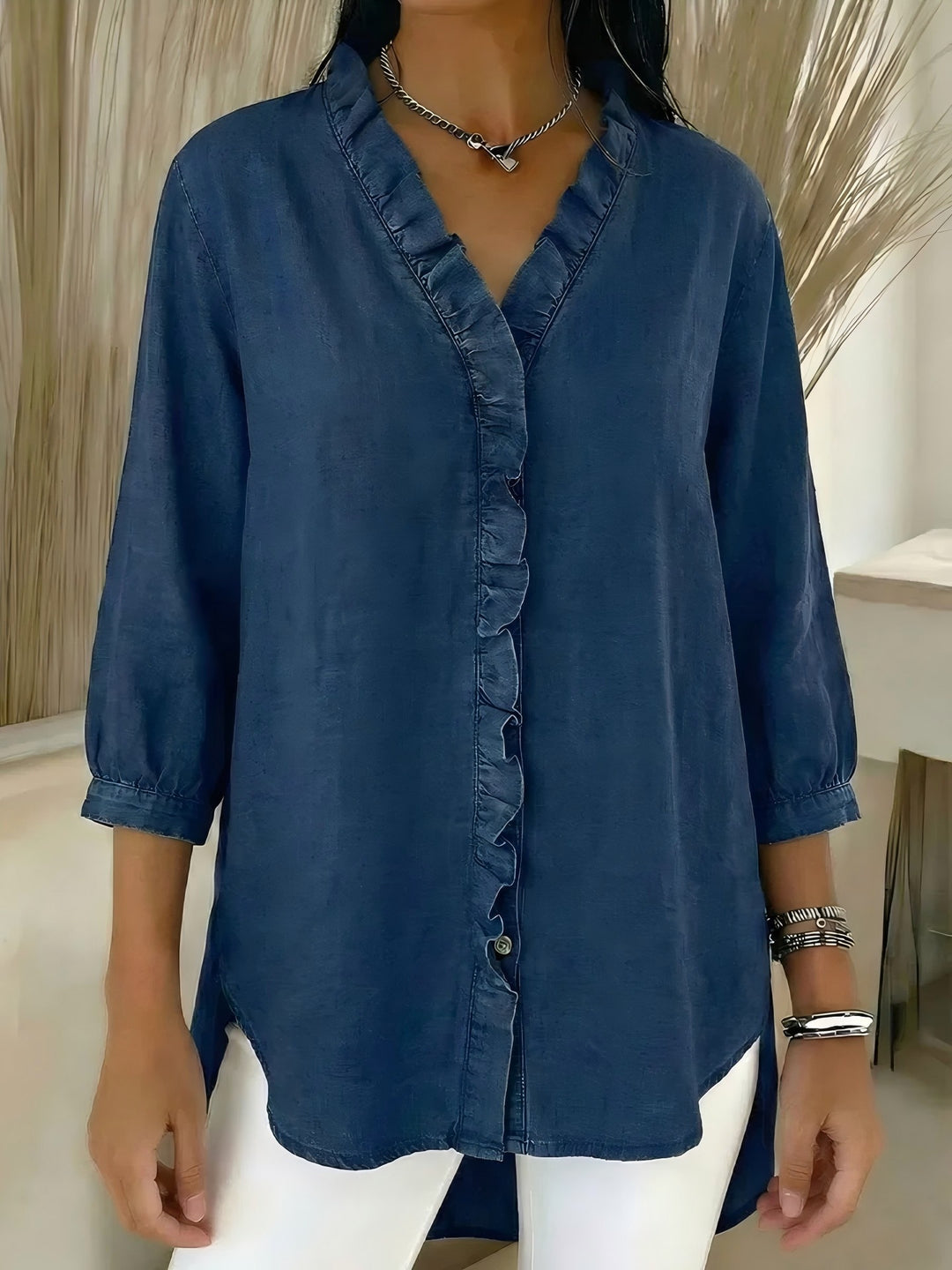 Women Long Sleeve Blouse Mune Fashion