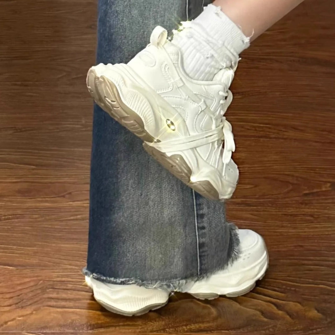 Women's Sporty Platform Sneakers Mune Fashion