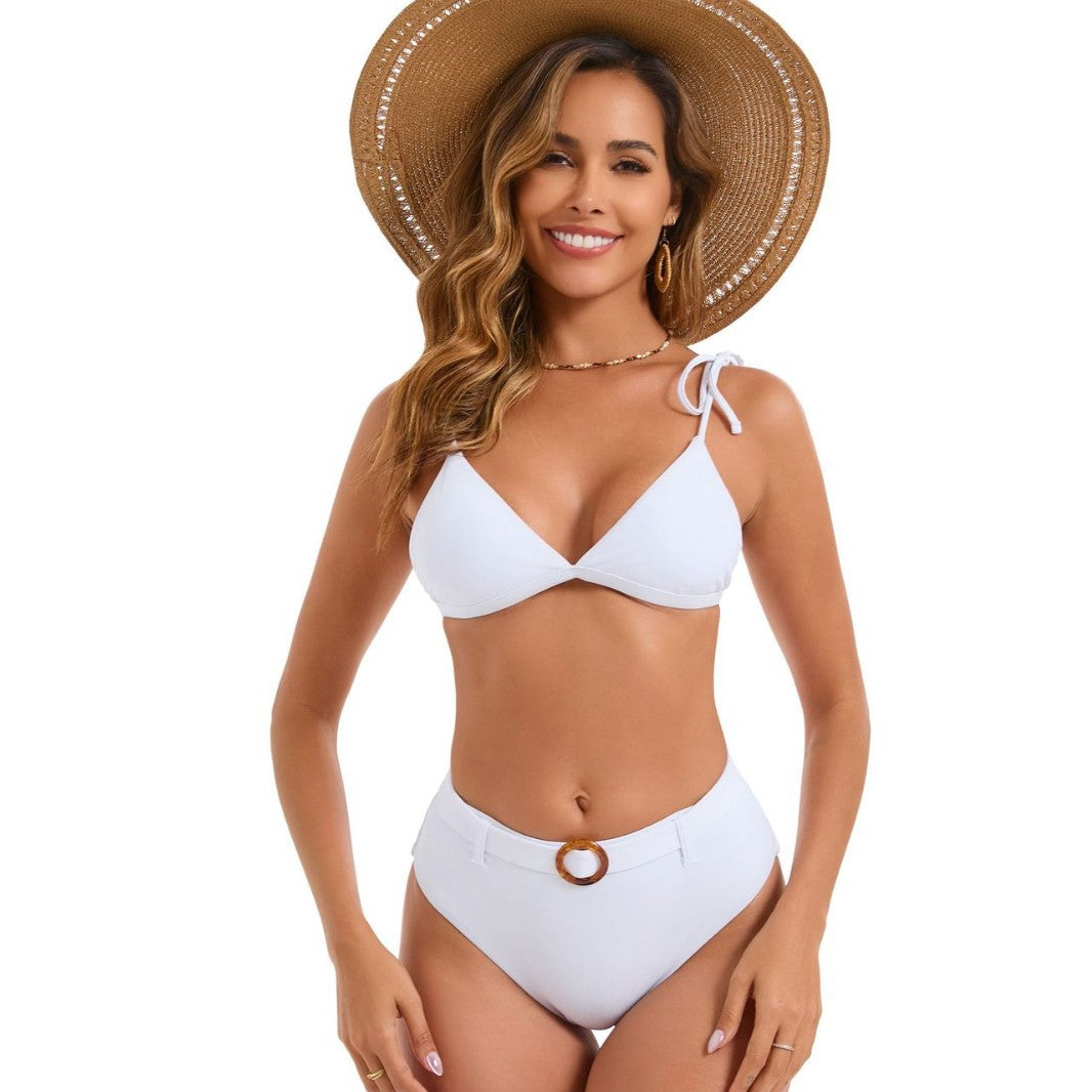 Women's bikini set with elegant tie bows and high-cut panties Mune Fashion
