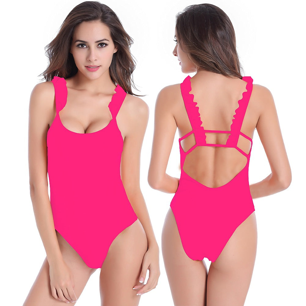 Women’s Swimsuit with Ruffled Back Mune Fashion