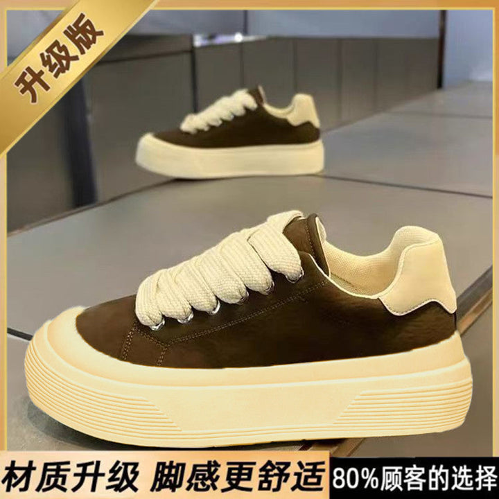 Women's Trendy Sneakers with Reinforced Heel Area and Non-Slip Sole Mune Fashion