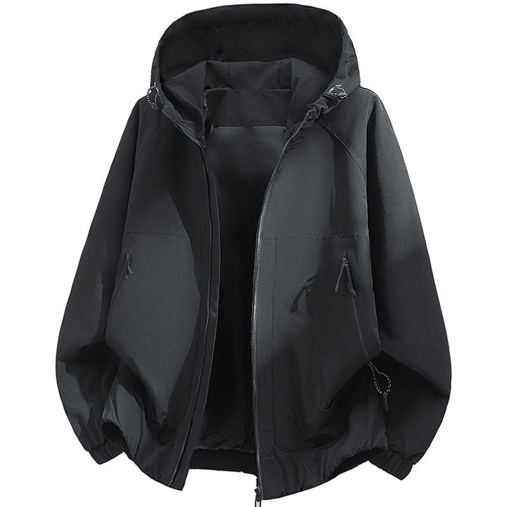Men's technical hooded softshell jacket with adjustable hood and utility pockets Mune Fashion