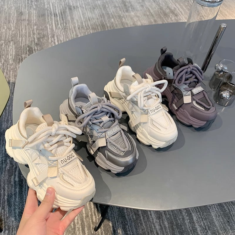 Women's Breathable Sneakers with Innovative Lacing System Mune Fashion