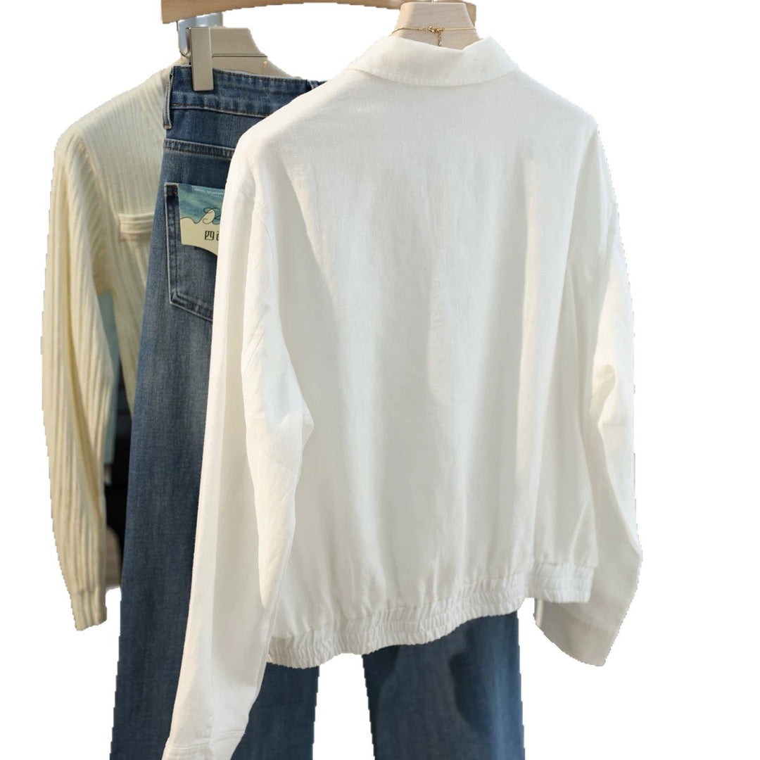 Women's Fashionable Transitional Jacket with Zipper Mune Fashion