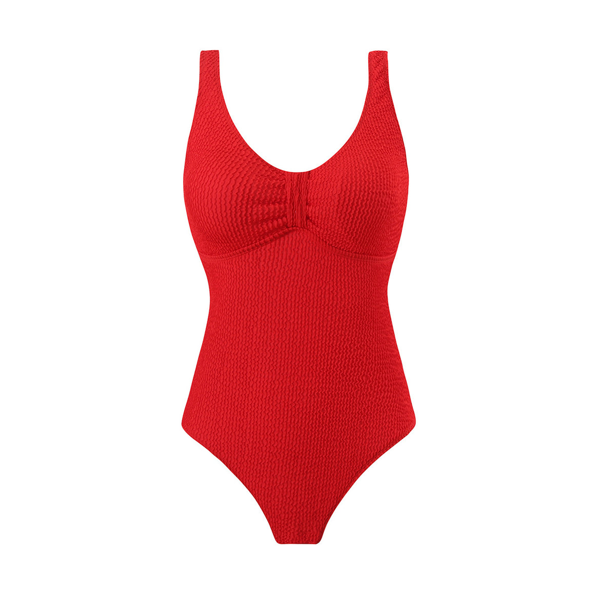 Women's one-piece swimsuit with sophisticated ribbed knit details Mune Fashion