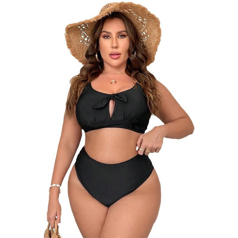 Women's High-Cut Bikini Bottoms with Cut-Out Detail Mune Fashion
