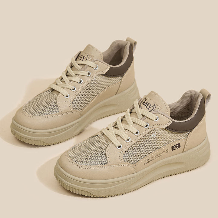 Women's Breathable Sneakers with Comfortable Platform Mune Fashion