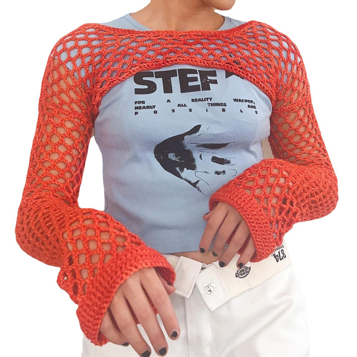 Women's airy, crocheted top Mune Fashion