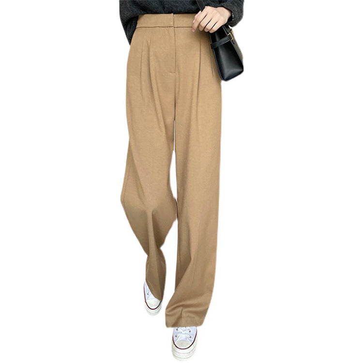 Women Elegant and Comfortable High-Waisted Fabric Pants Drune