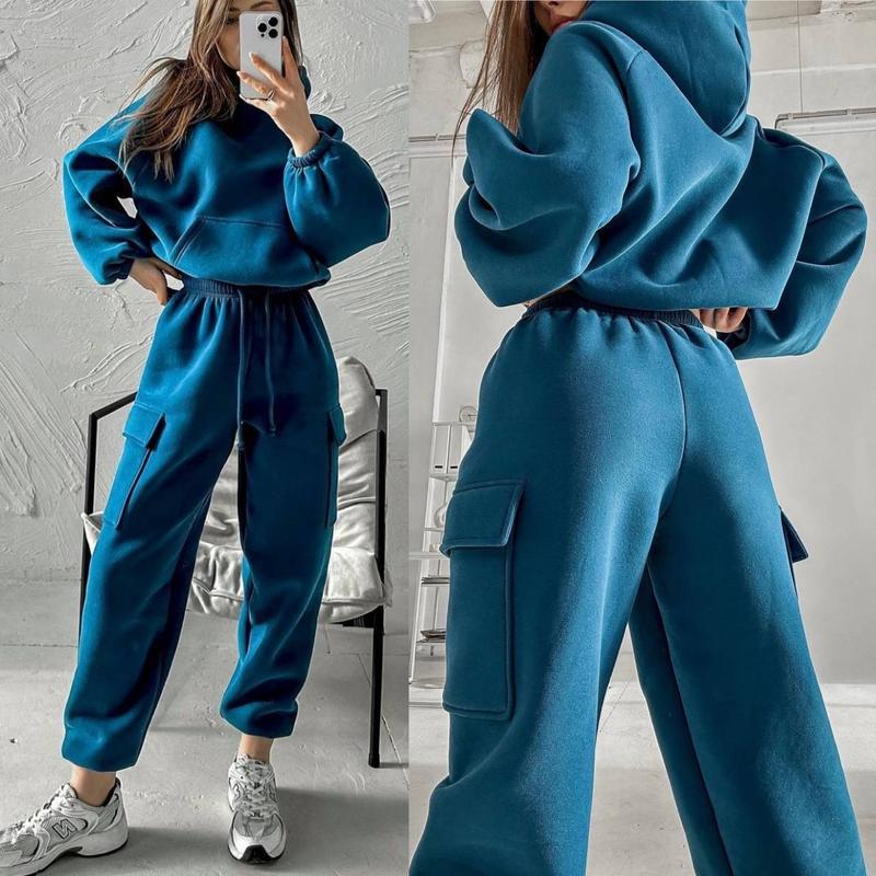 Women's oversized hoodie set with cargo joggers Mune Fashion