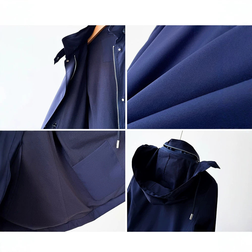 Women modern utility jacket with high collar Mune Fashion
