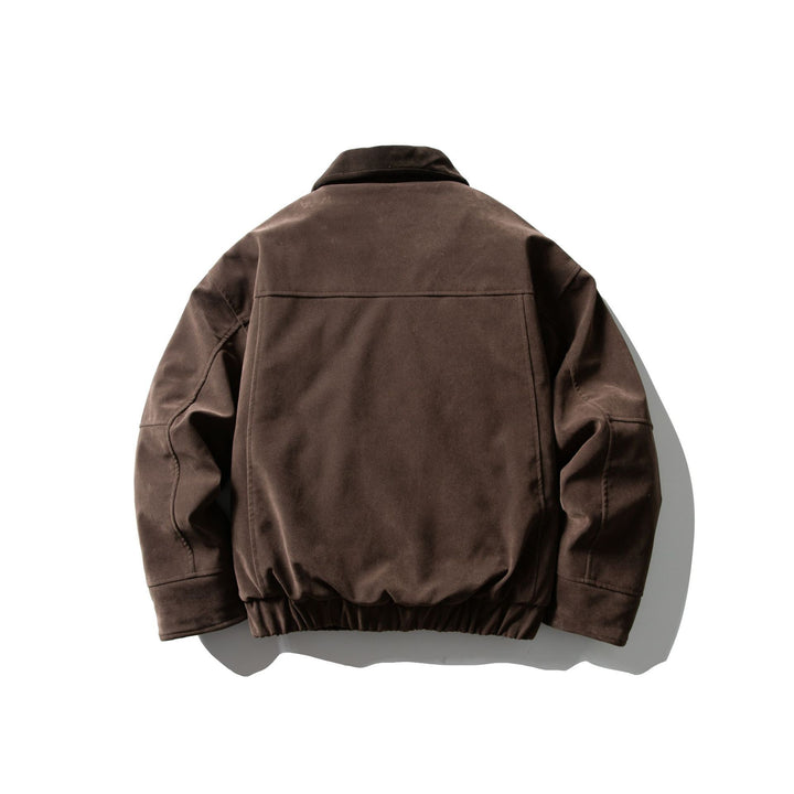 Men's short blazer made of canvas with toggle fastenings and elastic hem Mune Fashion