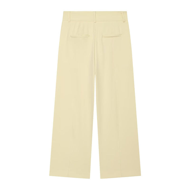 Women High-waisted wide Culotte pants with crease and pleats Mune Fashion