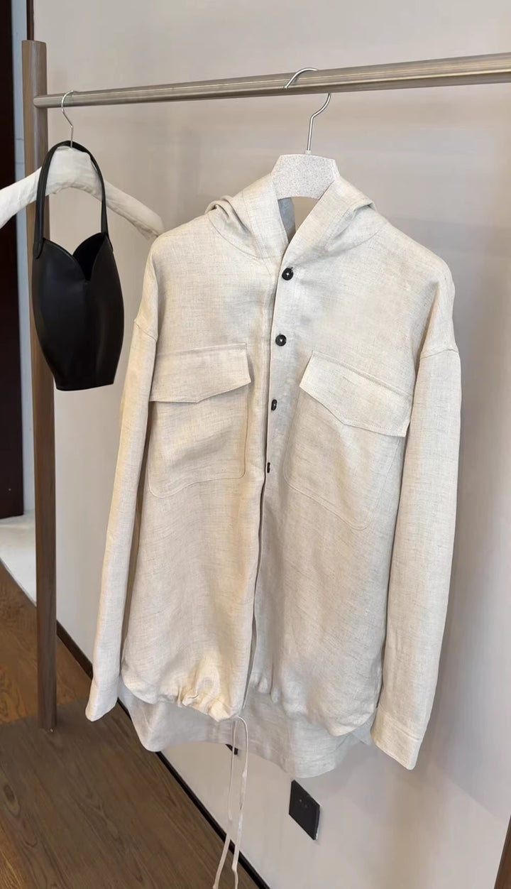 Women Light Transition Jacket with Hood Mune Fashion