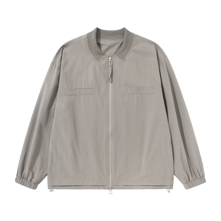 Women's loose-fitting bomber jacket with two-way zipper and drawstring Mune Fashion