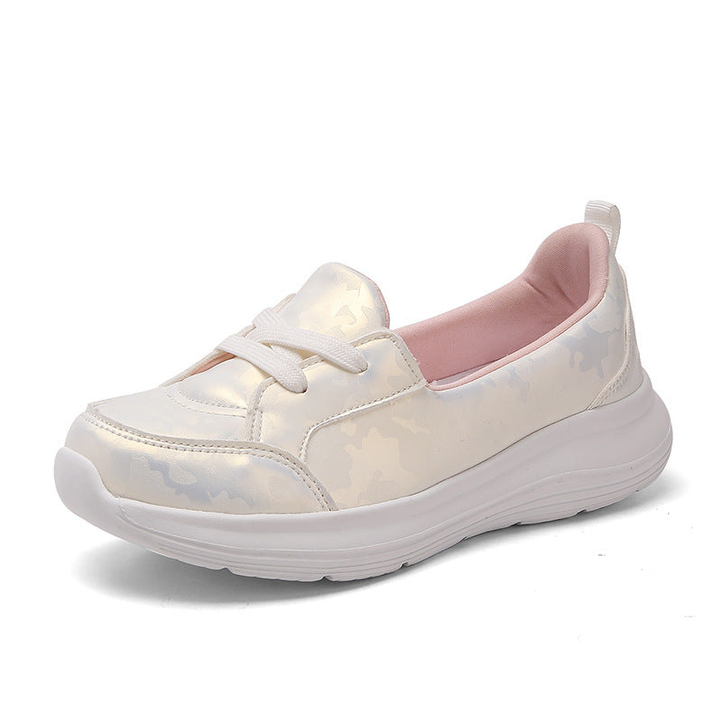 Women's nan comfortable slip-on sneakers with memory footbed and cushioned foam sole Mune Fashion