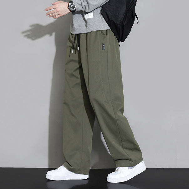 Men's Casual and Comfortable Relaxed Fit Fabric Trousers
