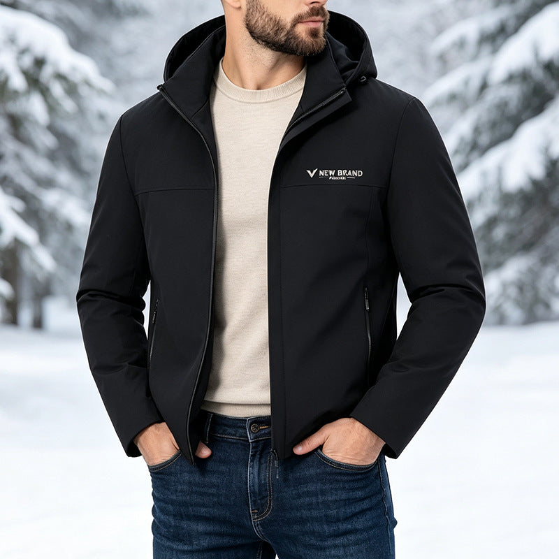 Men's functional jacket with hood Mune Fashion