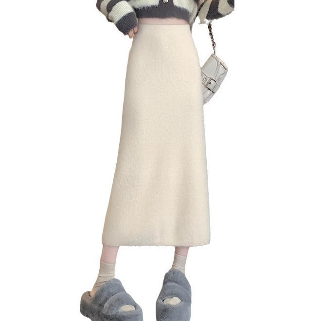 Women's Elegant Maxi Skirt with High Waist Mune Fashion