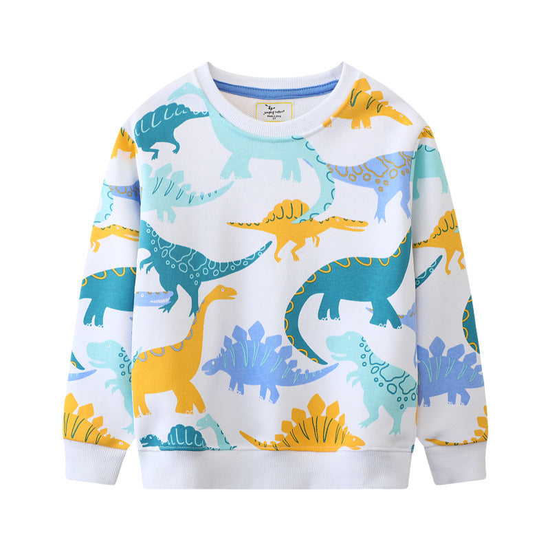 Boys sweatshirt with colorful dinosaur design Mune Fashion