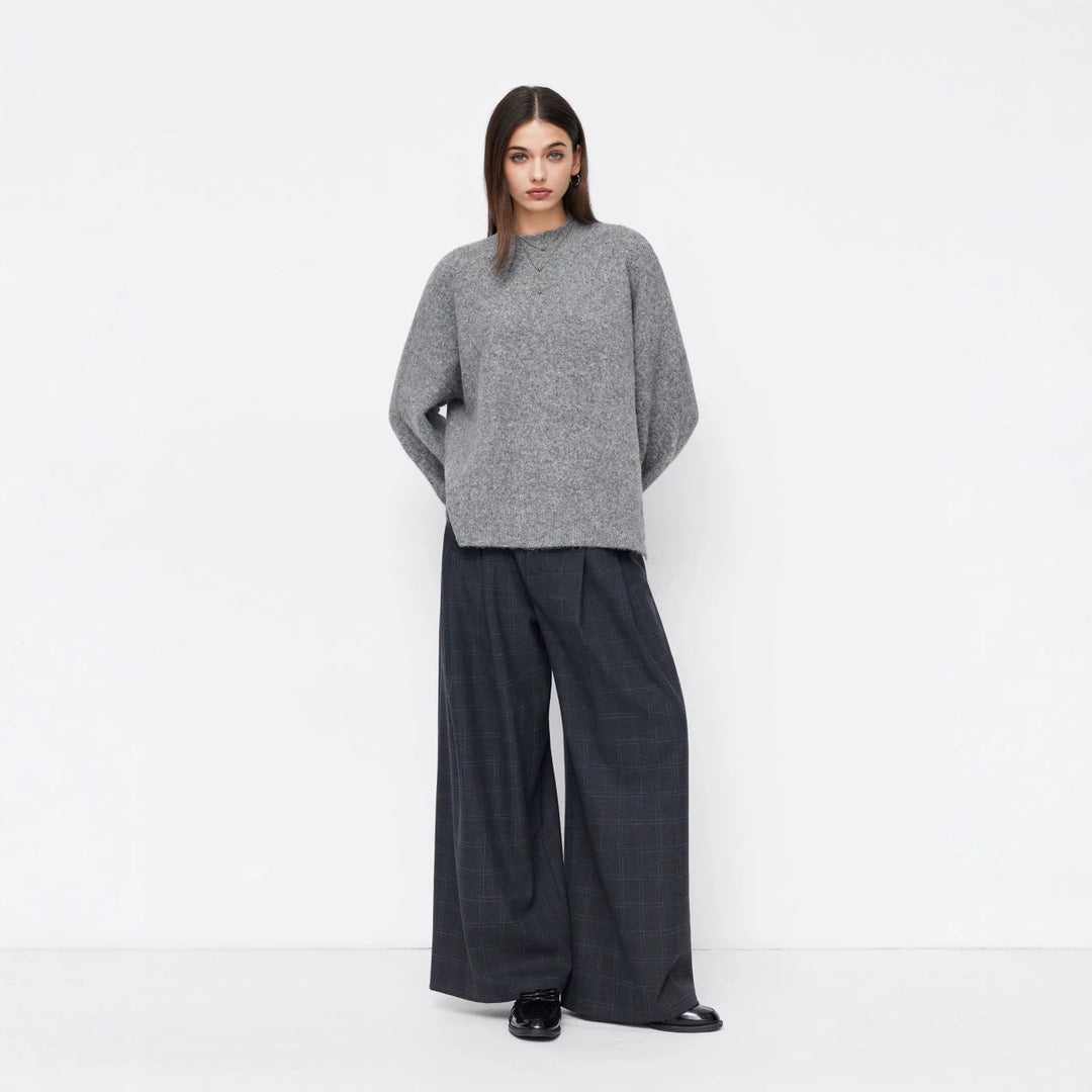 Women Comfortable Oversized Sweater Mune Fashion