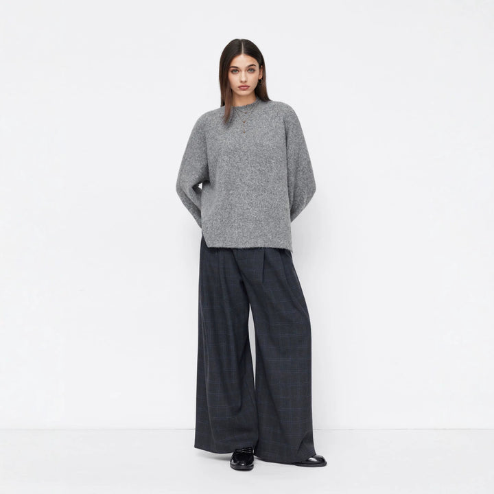 Women Comfortable Oversized Sweater Mune Fashion