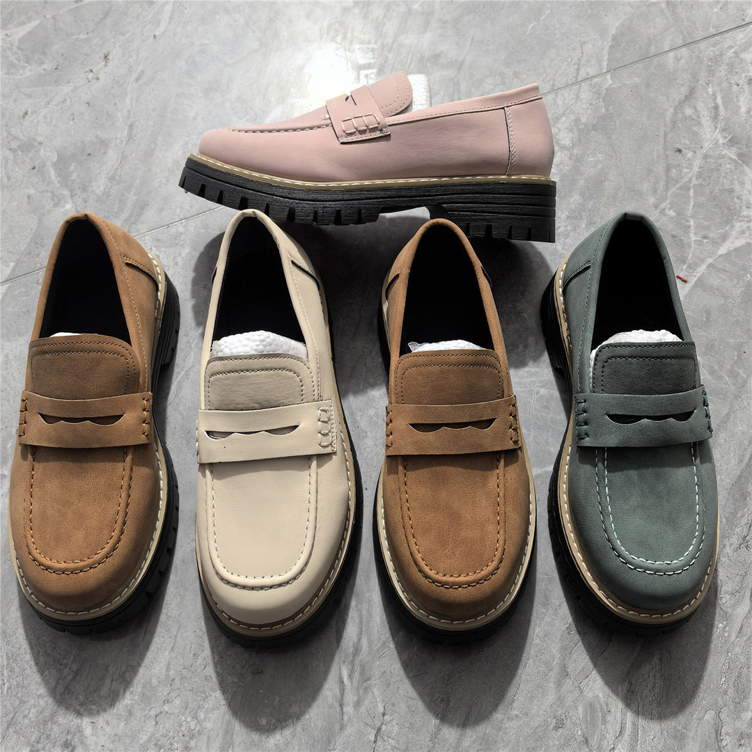 Ladies nan penny-loafer with thick profile sole and anatomical comfort insole Mune Fashion