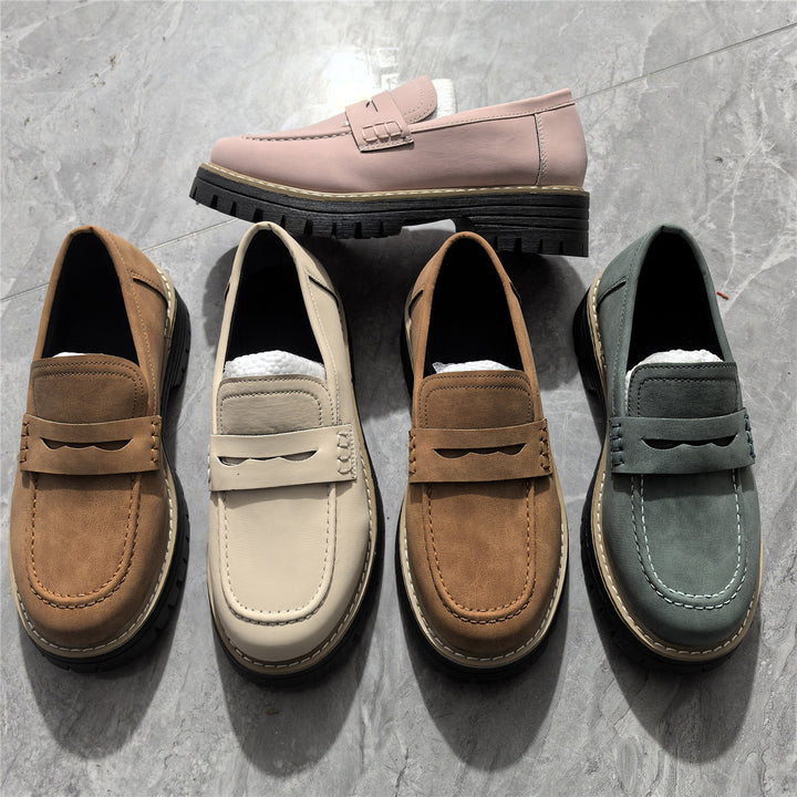 Ladies nan penny-loafer with thick profile sole and anatomical comfort insole Mune Fashion