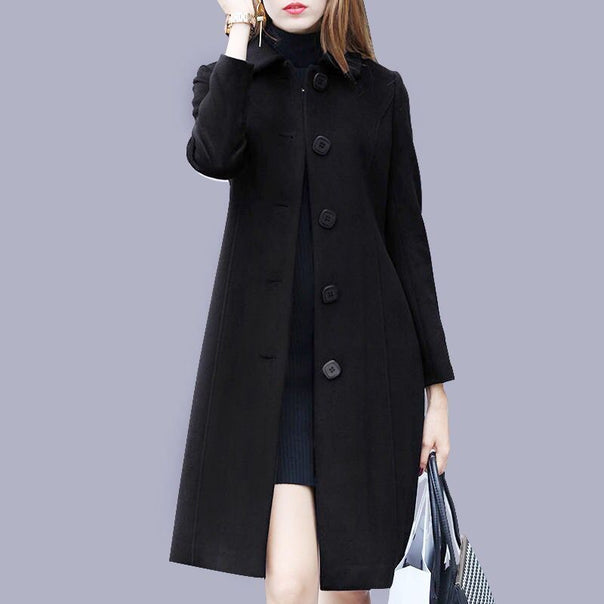 Mune | Women's Single Breasted Winter Trench Coat