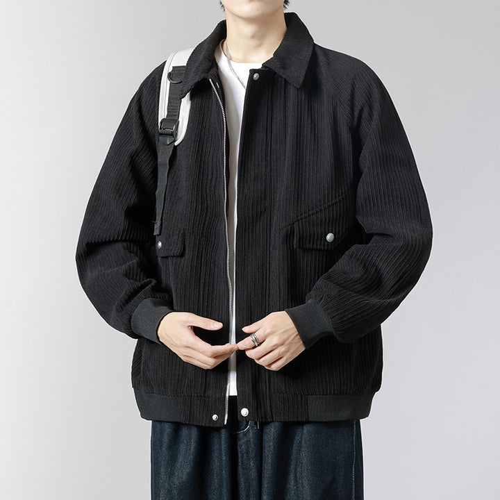 Men's Patterned Cord Jacket Mune Fashion